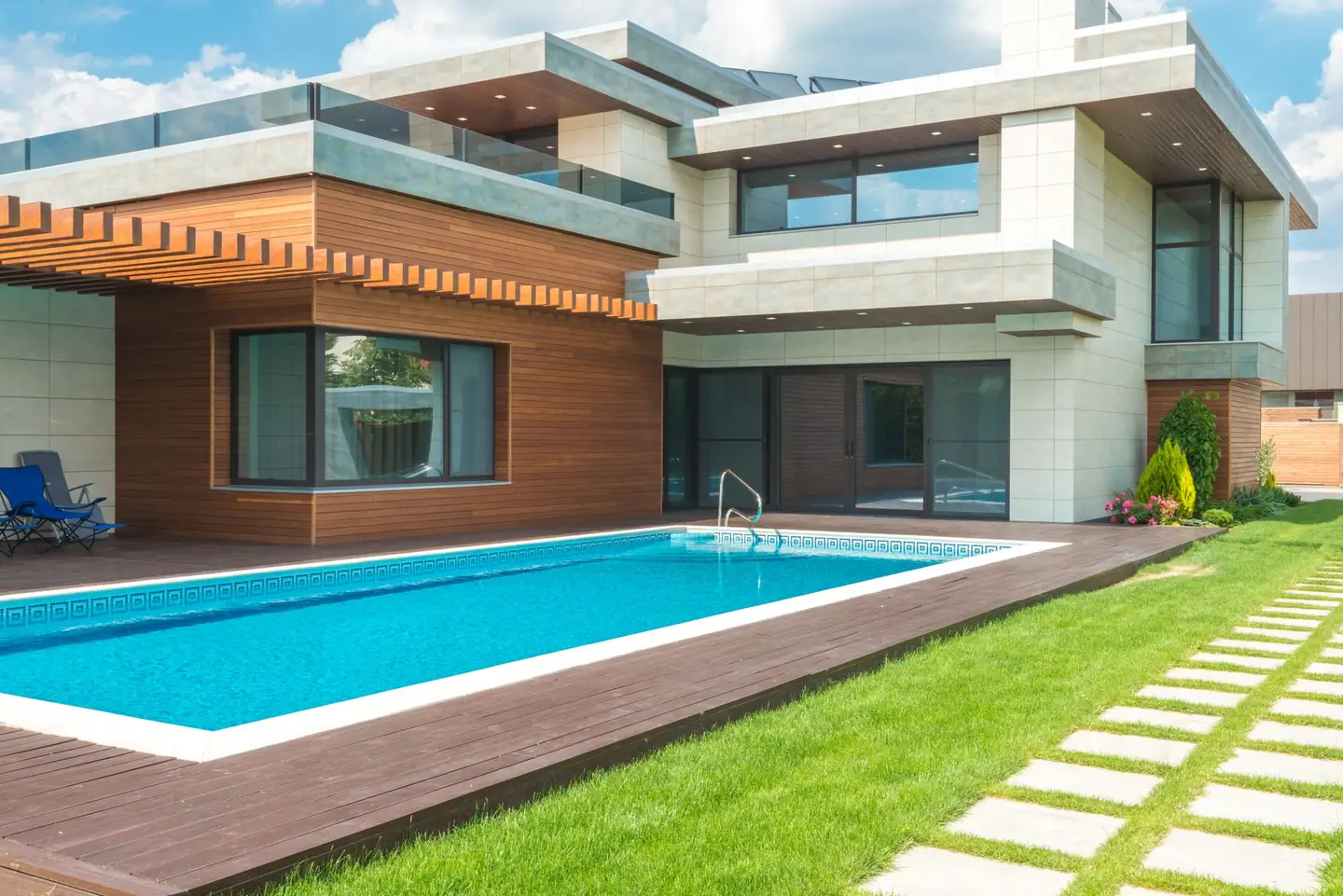 Swimming pool built in Bradbury, NSW
